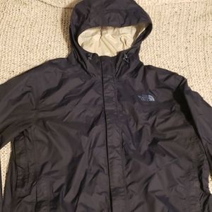 The Northface Navy Rain Jacket Large